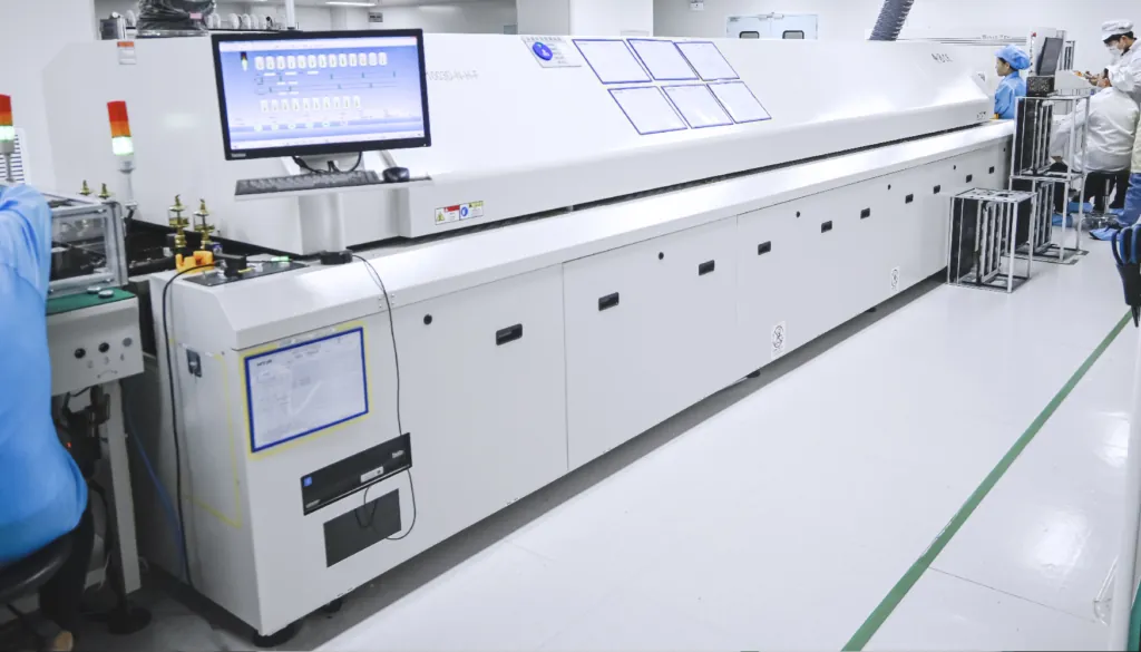 Ten-zone nitrogen reflow oven